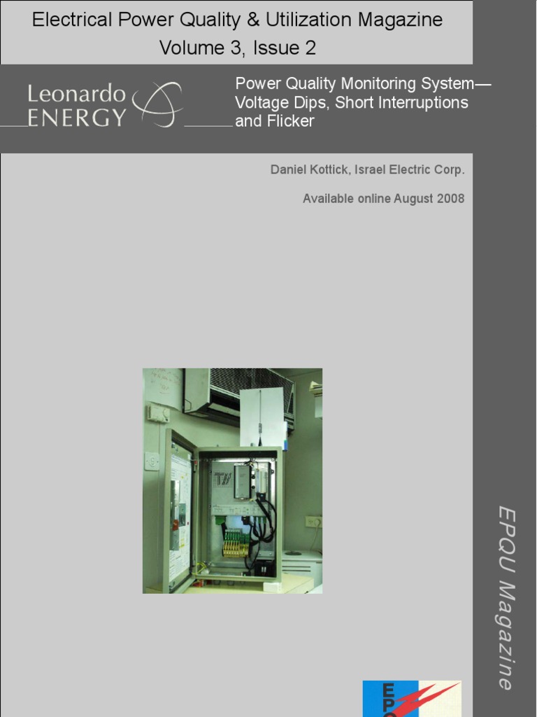 Israel's Power Quality Monitoring System | PDF | Electricity ...