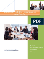 UFCD_0700_Reuniões de Trabalho - Organização e Planificação_índice