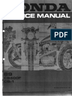 Honda CB 400F CB1 Service Manual PDF