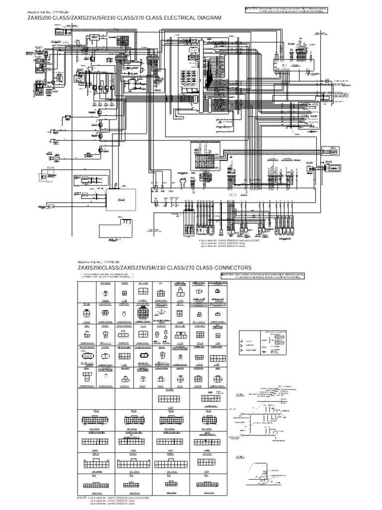 Circuit Schematics of ZX200, 225USR | PDF