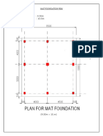 Mat Foundation Fem Data: Width L: 9.50M Length: 10.0M