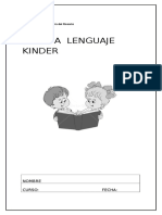 Prueba Lenguaje Kinder