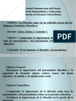 Planificación Instruccional. Filosofía y Educación