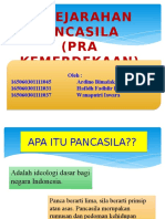 M1 - Kesejarahan Pancasila Pra Kemerdekaan