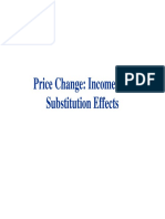 Price Change: Income and Price Change: Income and Substitution Effects