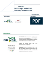 WBI BRASIL - Pesquisa E-Mail Marketing 2009