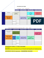 UBES Y1617 Fall - S1 MIDTERMS Timetable - 2nd Year - 2n Curs + Classrooms