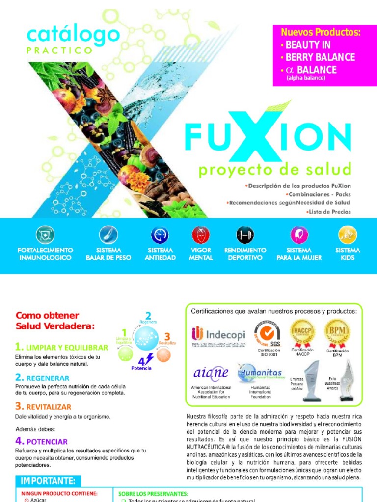 Catalogo Fuxion Pdf Pdf
