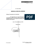 Sesion Del Pleno Del Congreso Jueves 10.11.2016