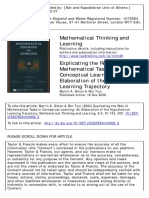 Mathematical Thinking and Learning: To Cite This Article: Martin A. Simon & Ron Tzur (2004) Explicating The Role of