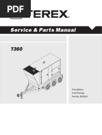 Terex T360C Manual