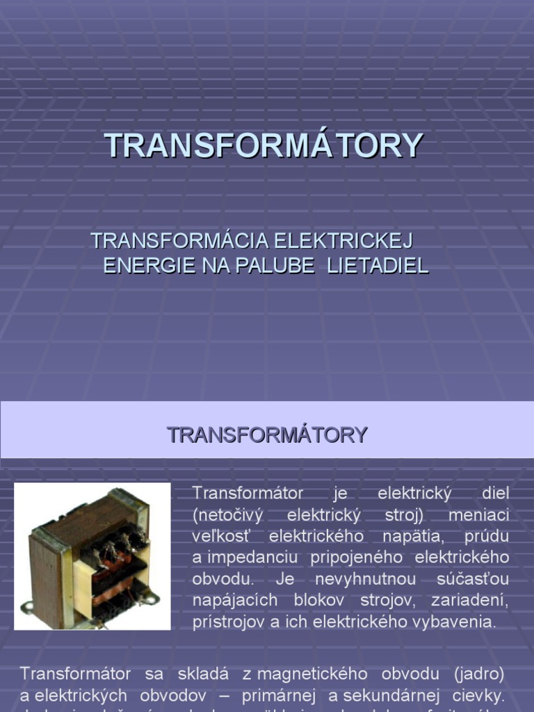 TRANSFORMATORY | PDF