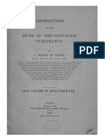 Contributions To The Study of Indo-Portuguese Numismatics / J. Gerson Da Cunha