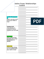 Argumentative Essay Outline