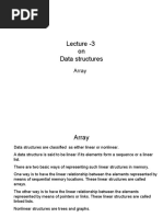 Lecture 3 Array