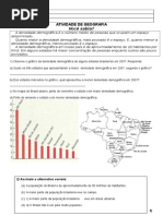 Atividade de Geografia