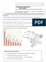 Atividade de Geografia