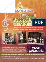 Flier TDSF Songwriting Competition Color