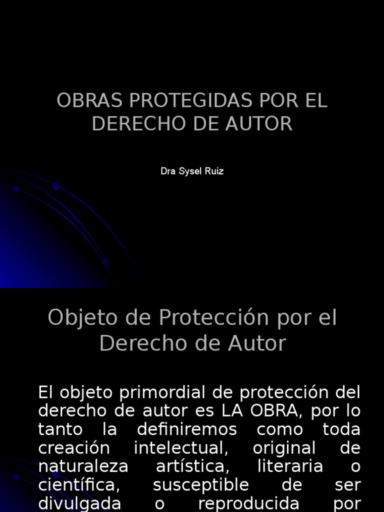 Cite 5 Obras Que Podem Ser Protegidas Por Direitos Autorais