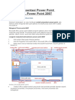 Contoh Presentasi Power Point Dengan Ms