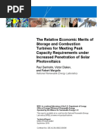 NREL Relative Economic Merits of Storage and Combustion Turbines for Meeting Peak Capacity