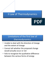 II Law of Thermodynamics