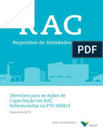 Diretrizes RAC atividades críticas