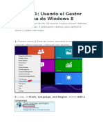 Cambiar Idioma de Windows