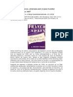 La España de Franco, Amenaza Para La Paz Mundial - Milton Wolff 1947