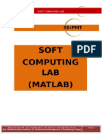 Soft Computing LAB (Matlab) : Ssipmt