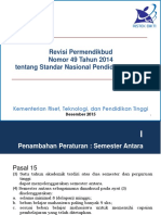 2015-12-22 Catatan Revisi Permen 49-2014 Tentang SNPT Oleh Dirjen Belmawa