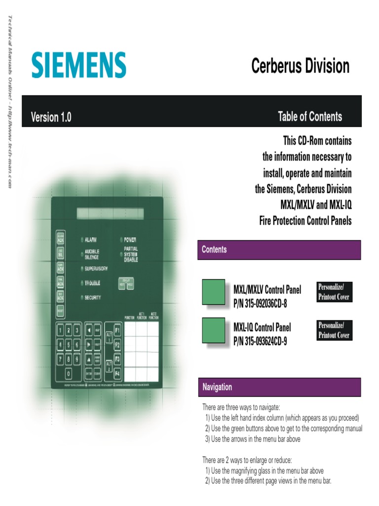 Siemens MXL IQ Operation Installation Manual | PDF | Power Supply