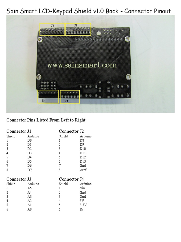 LCD Keypad Shield Datasheet | PDF | Science | Electrónica