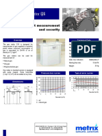 Metrix G16 Gas Meter Data Sheet