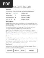 Modbus ASCII Vs Modbus RTU