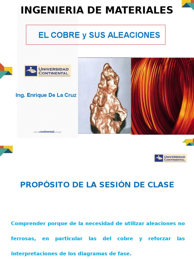 Aleaciones de Cobre en Ingeniería | PDF | Cobre | Aluminio