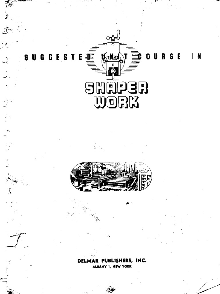 Shaper Work Delmar Contents PDF