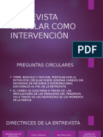 Entrevista Circular Como Intervención