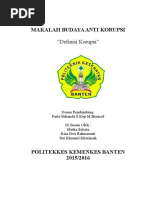 Download Makalah Budaya Anti Korupsi by MethaSelcita SN330695480 doc pdf
