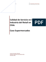Calidad Servicio Supermercados Chile