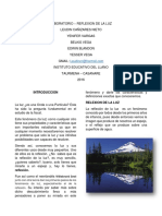 Reflexión de la luz: experimentos y conclusiones