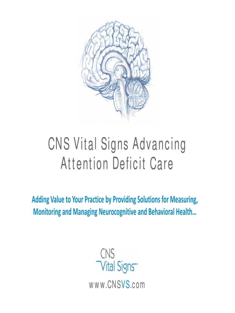 Cnsvs Adhd PDF Psychological Evaluation Attention Deficit
