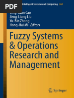 Bing-Yuan Cao, Zeng-Liang Liu, Yu-Bin Zhong, Hong-Hai Mi Eds. Fuzzy Systems & Operations Research and Management