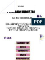 Peralatan Industri: Departemen Teknologi Industri Pertanian Fakultas Teknologi Pertanian Institut Pertanian Bogor