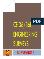 CE 36/36F Engineering Surveys: Surveying 2