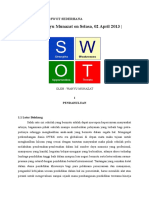 Contoh Analisis Swot Sederhan1