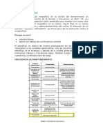 Protección contra sobrecarga en transformadores