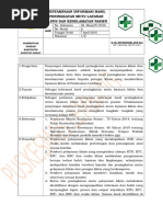 Download Sop Penyampaian Informasi Hasil Peningkatan Mutu Layanan Klinis Dan Keselamatan Pasien by yuyun rohyati SN330715613 doc pdf