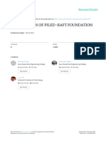 Optimisation of Piled-Raft Foundation: March 2013