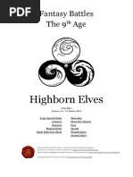 The Ninth Age Highborn Elves 1 2 1